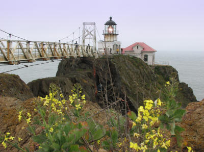 Pt. Bonita lighthouse at the Marin Headlands
